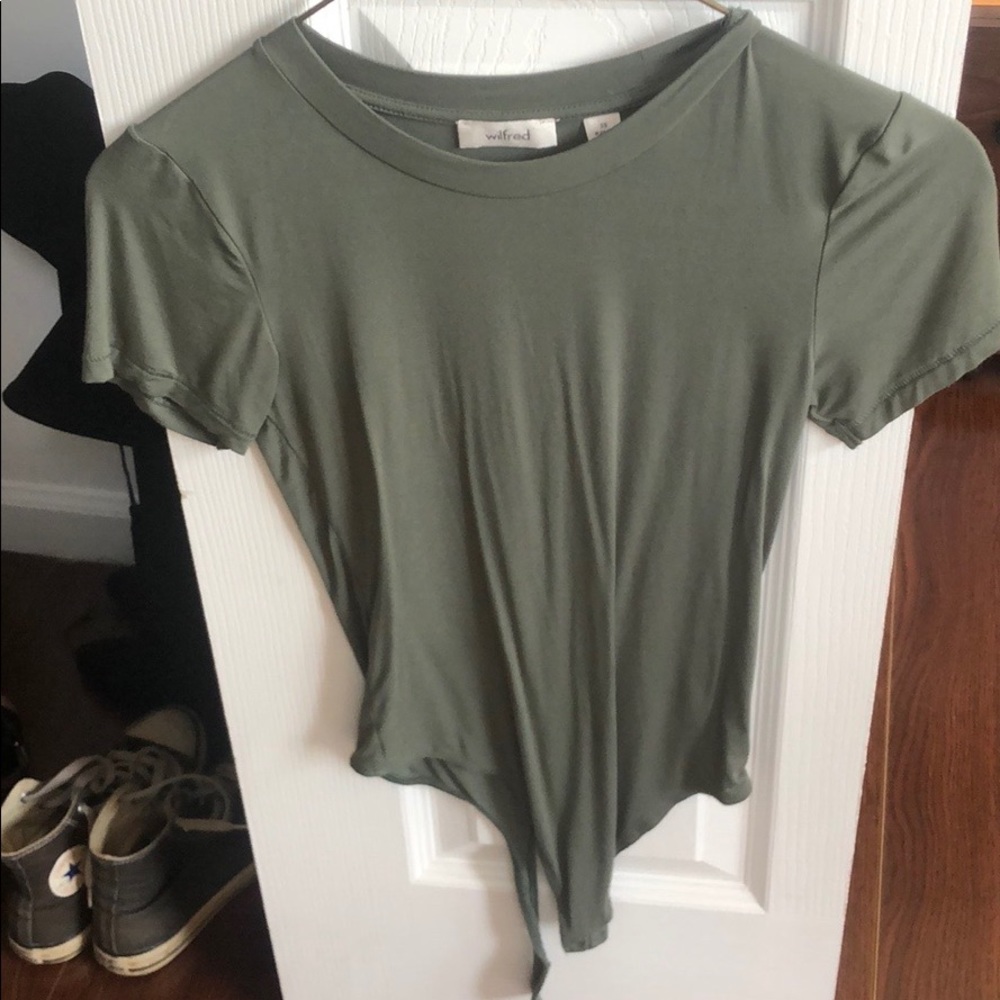 Wilfred olive bodysuit